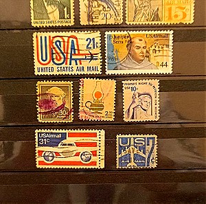 ΗΠΑ 10 γραμματόσημα
