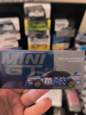 Mini GT Subaru Impreza WRC99 2000 Acropolis Rally καινούργιο