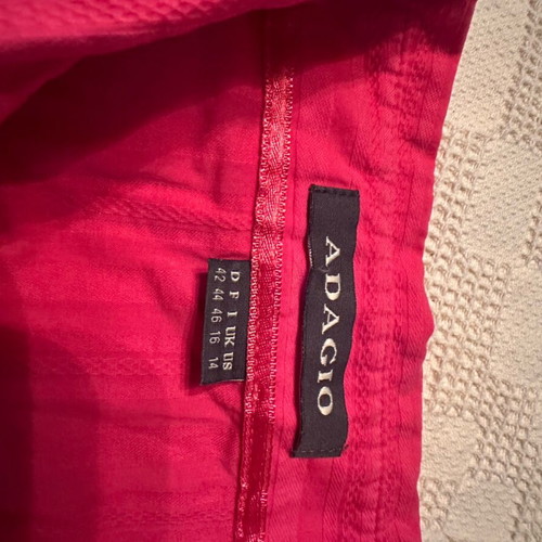 Adagio women's shirt used, size 42, red