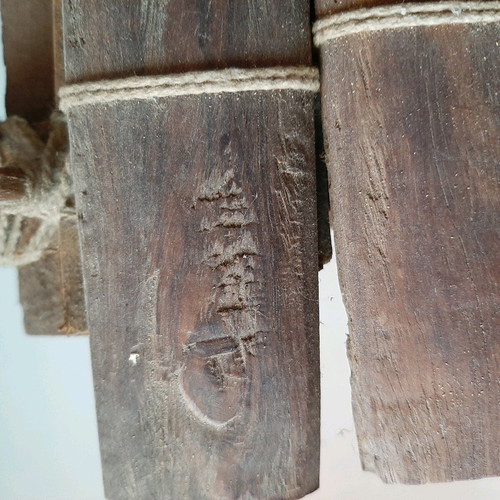 African Balafon percussion instrument used, handmade