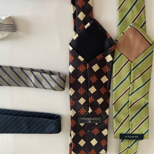 Branded men's ties like new, rich collection