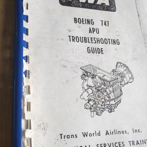 Boeing 747 APU Troubleshooting Guide used
