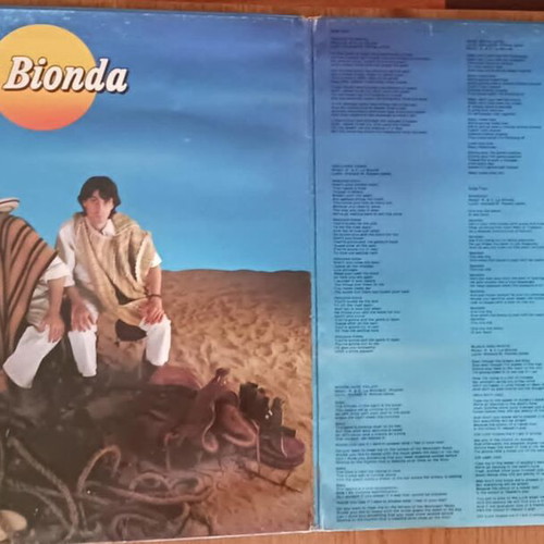 La Bionda Bandido vinyl record used, 1979 gatefold