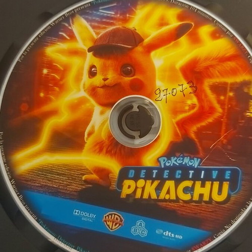 Pokemon Detective Pikachu DVD used with Greek subtitles