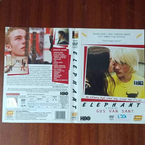 Elephant DVD cover, original