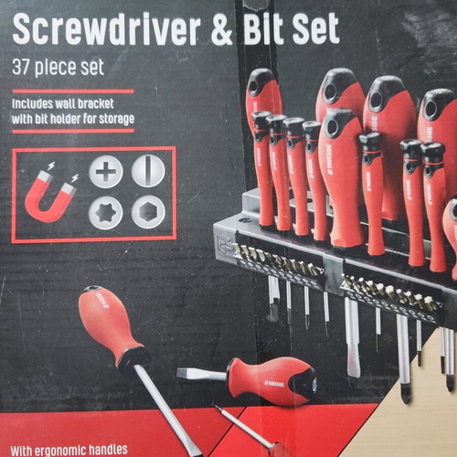 Parkside screwdriver set 37 pieces new
