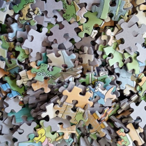Puzzle "The Art Market" Jumbo 2000 pieces used