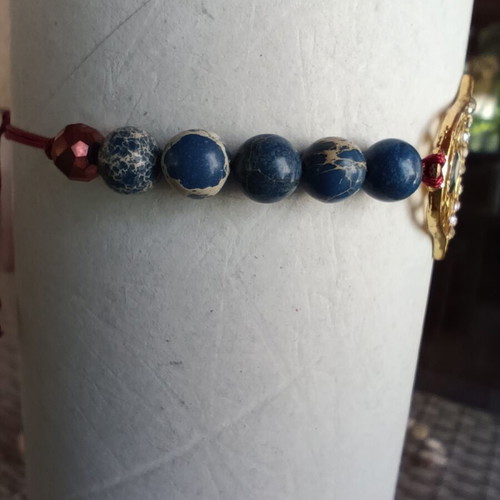 Handmade eye bracelet multicolored new