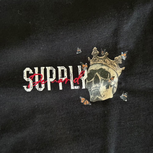 Supply and Demand T-shirt like new, size S, black