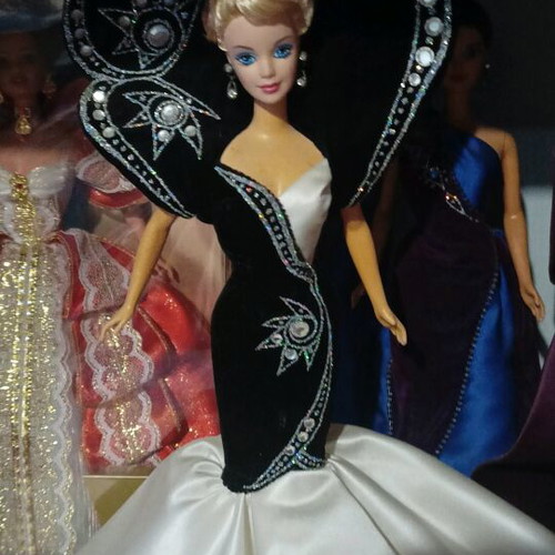 Bob Mackie vintage Barbie dolls with jewellery and original box new