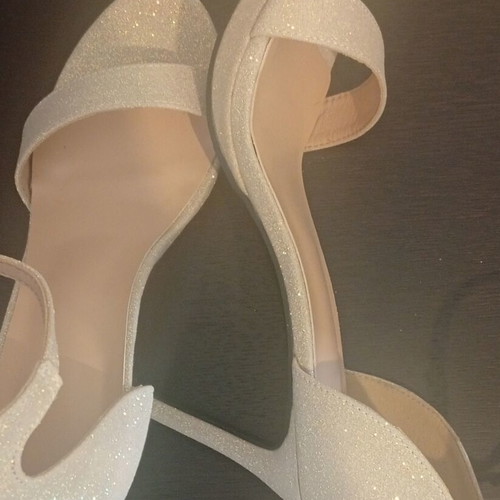 Platform sandals new, size 40, gold, ideal for wedding