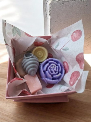 Handmade soy wax melts 50 grams each in decorative gift box