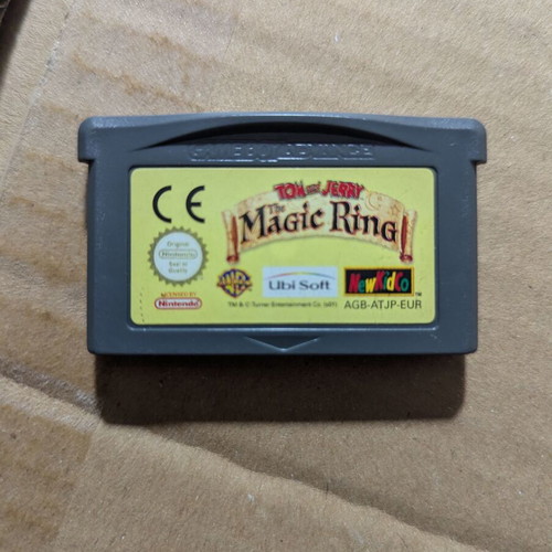 Tom & Jerry And The Magic Ring game used for Game Boy Advance