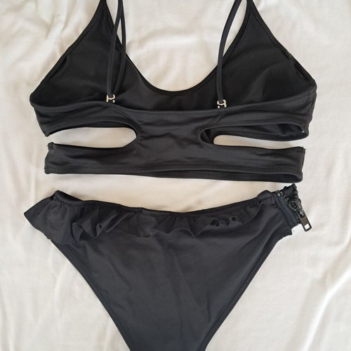 H&M Black Swimsuit XS 34 used with light chest padding