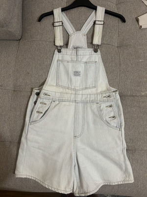 Levi's jumper shorts, white and blue, size S-M