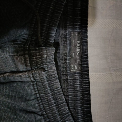 Cargo pants black Pull & Bear size 32 like new