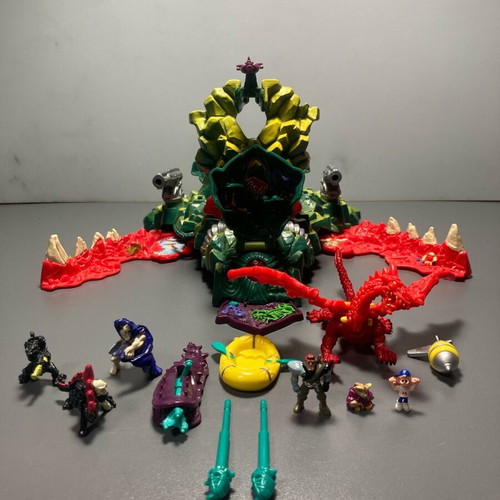 Mighty Max Storms Dragon Island used collectible set with original box