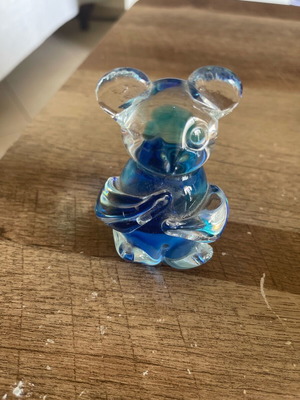 Glass decorative Koala Murano style like new, 8.5 cm