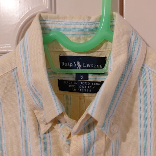 Ralph Lauren striped boys' shirt like new, size 4-5 years