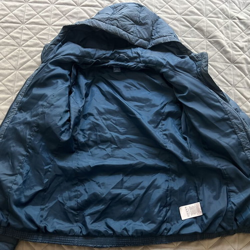 Adidas blue jacket like new, size XS-S, goose down winter wear