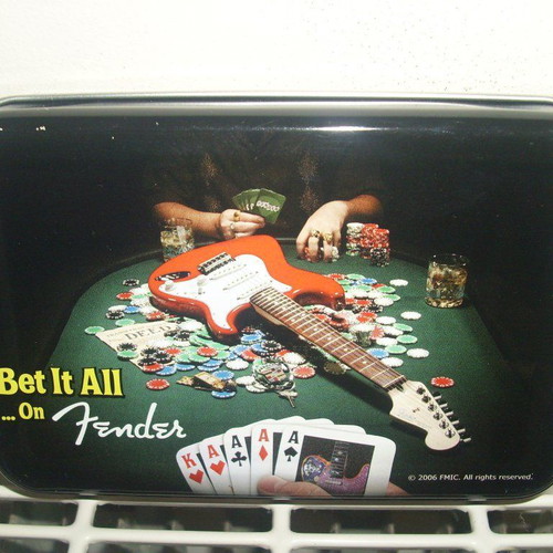 Fender Dual Playing Cards New, Collectible Set in Tin