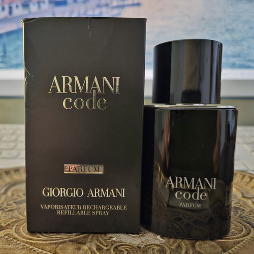 Armani Code Parfum 15ml used, authentic fragrance