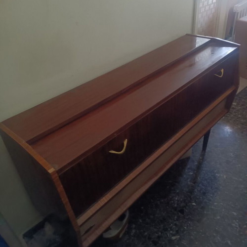 Turntable with radio antique furniture used, 1950-1960