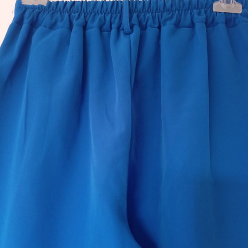 Pants new, wide legs, blue, sizes S and M