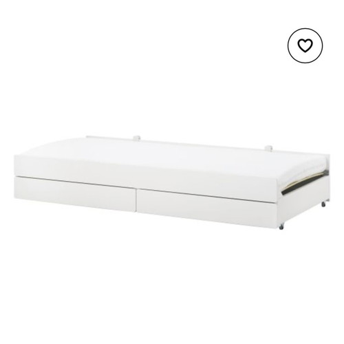 IKEA SLAKT bed like new with storage space