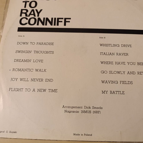 Set of 3 used vinyl records, The Three Degrees, Ray Conniff, Südsee Melodien