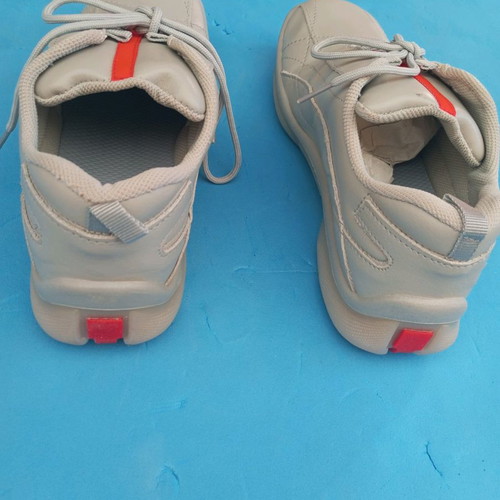 Explorer leather athletic shoes new, size 38, gray