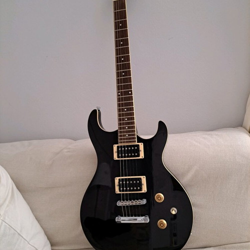 Electric guitar with Laney amplifier like new