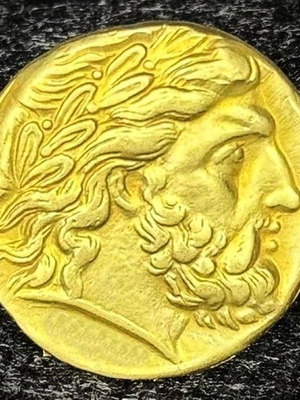 Gold Coin Dias Museum Quality 24K Gilded Faithful Replica New