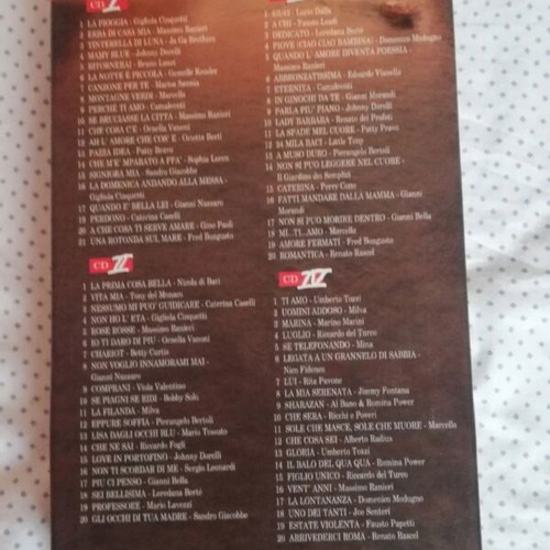 Made in Italy 2 CD case, like new, 4 CDs