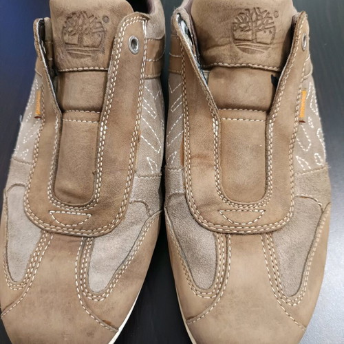 Timberland shoes genuine leather like new, light brown size 41