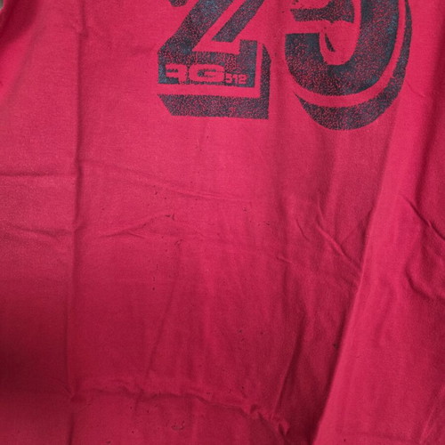 T-shirt RG512 used, size S, red with front marks