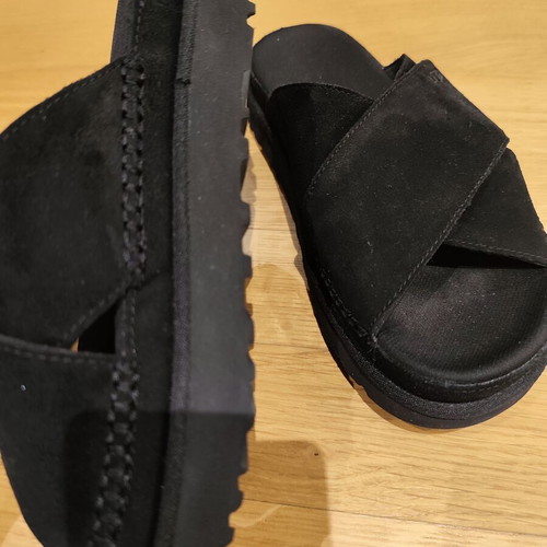 Ugg sandals size 39, like new, black