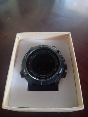 Smart watch with fitness tracking and water resistance