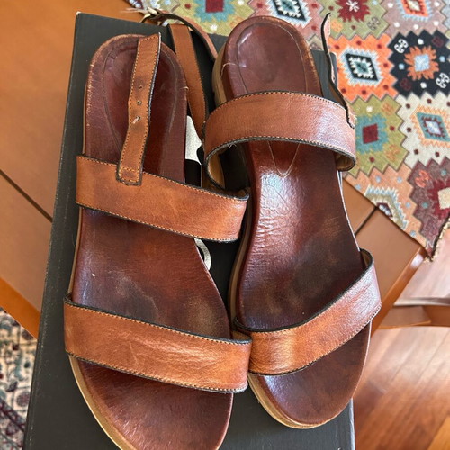 Sandals Mark Milan used, size 40, brown