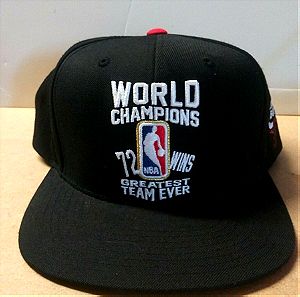 Καπέλο Chicago Bulls NBA 72 Wins World Champions Michael Jordan Συλλεκτικό σε άριστη κατάσταση