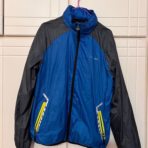 Admiral Men's Blue Jacket with Yellow Details Size S Like New