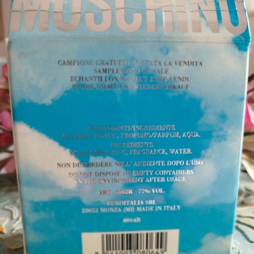 Oh! De Moschino mini perfume 4ml new, vintage collectible