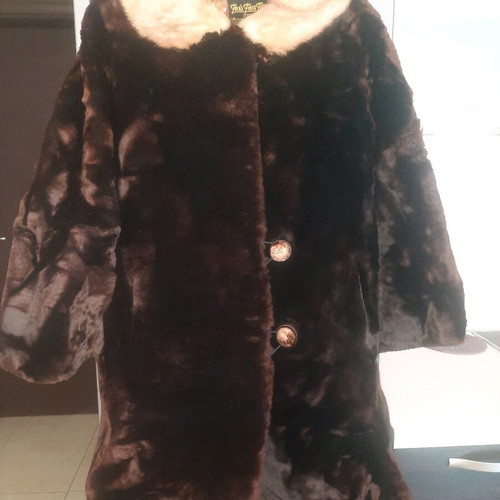 Vintage Folks Finer Furs fox fur brown, like new, size L-XL