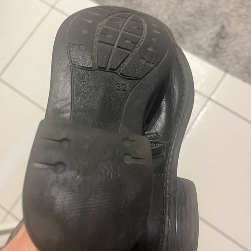 Lapin Leather Girls' Boots Used Black Size 32
