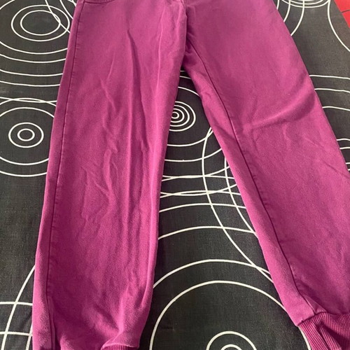 Girls' jogger pants 9–10 years fuchsia like new