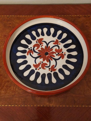 Icaros Rhodes Ceramic Display Platter vintage, like new