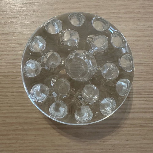Crystal base like new for flowers and candles