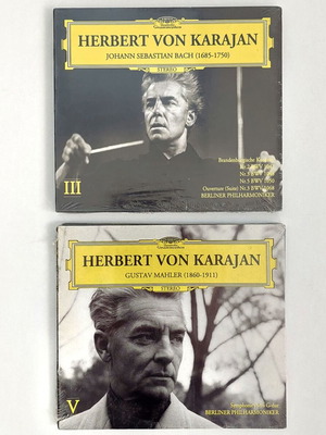 Herbert von Karajan σετ CD με Μπαχ και Μάλερ, Σφραγισμένα