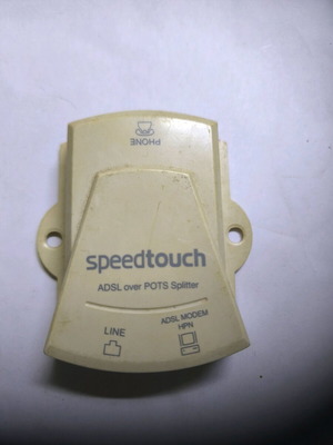 Speedtouch central splitter ADSL over POTS like new