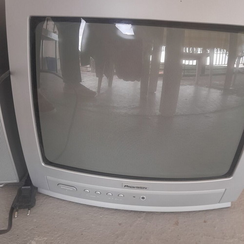 Small television used, functional without computer